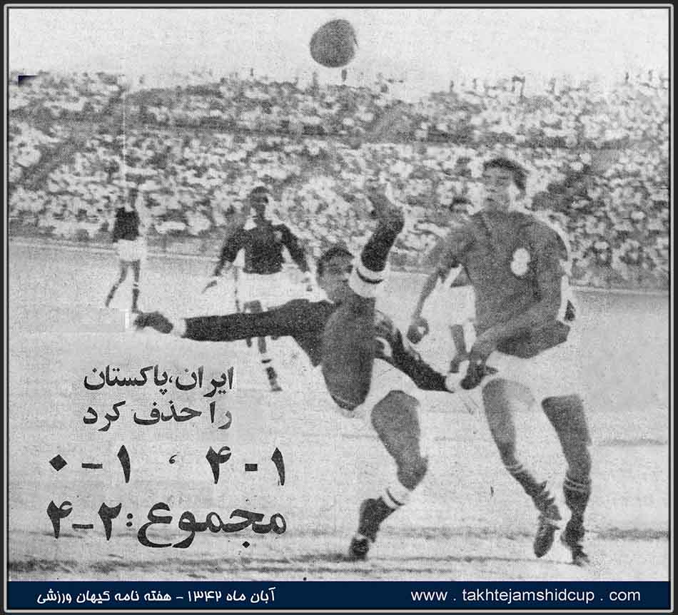  Iran and Pakistan, the 1964 Tokyo Olympic qualifier