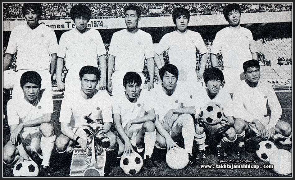Japan Youth National Team 1973 runner-up u19 تیم ملی جوانان ژاپن نائب قهرمان مسابقات جوانان آسیا 1973