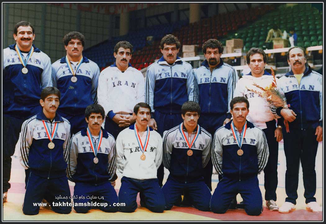 تیم ملی کشتی بازیهای آسیایی 1986سئول -  Iran's national freestyle wrestling  Asian Games 1986  Seoul