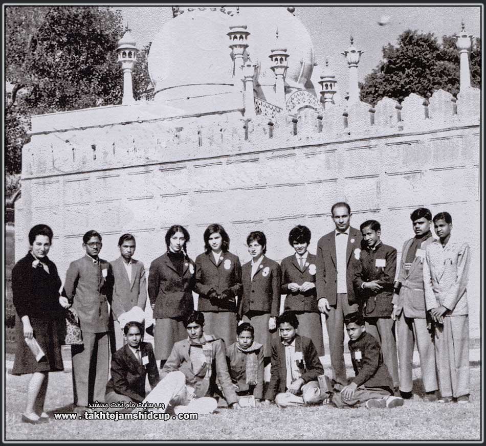   Iranian women volleyball Iran - Olympic qualifying Tokyo - New Delhi, December 1963