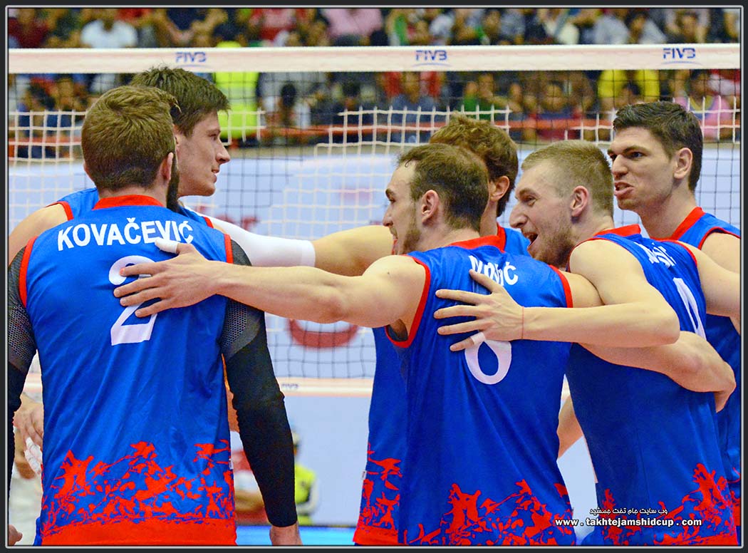 SERBIA's national volleyball