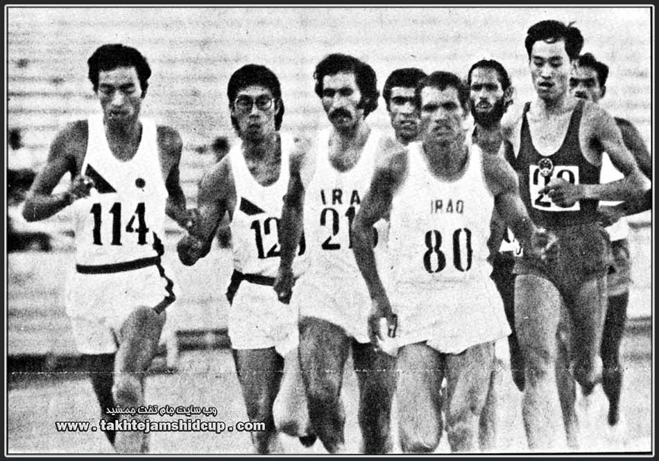  Tehran Asian Games - 3000 M Hurdles بازیهای آسیایی تهران 1974ر3000 متر با مانع
