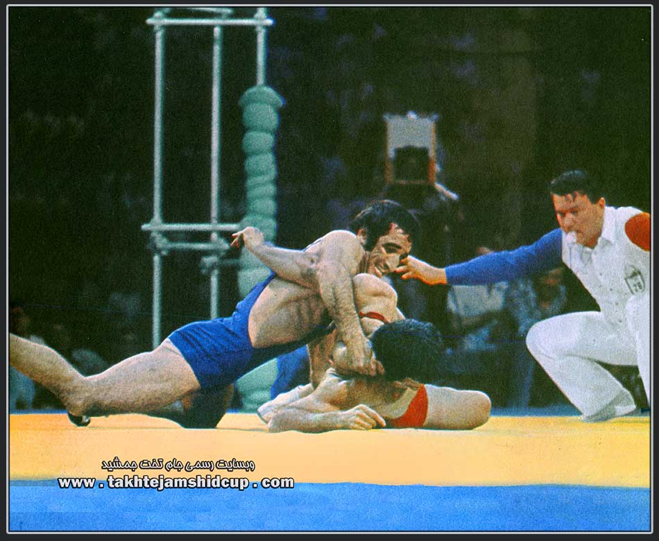 1973 World Wrestling Championships Mansour Barzegar & Ruslan Ashuraliyev 74 kg