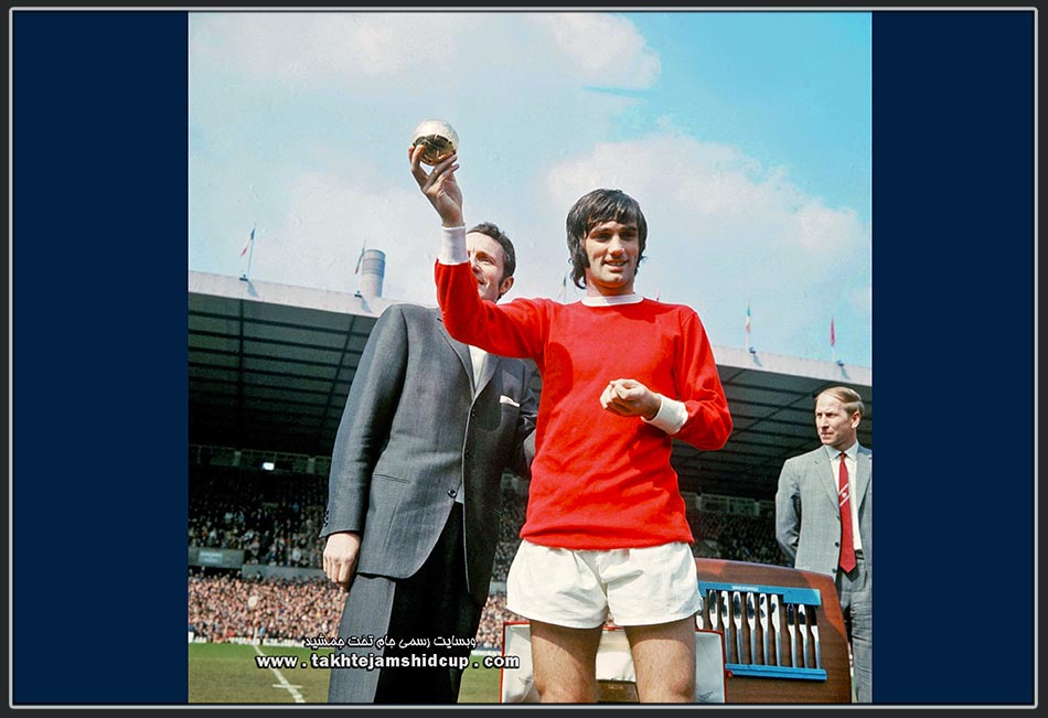 جرج بست مرد سال فوتبال اروپا 1968 George Best