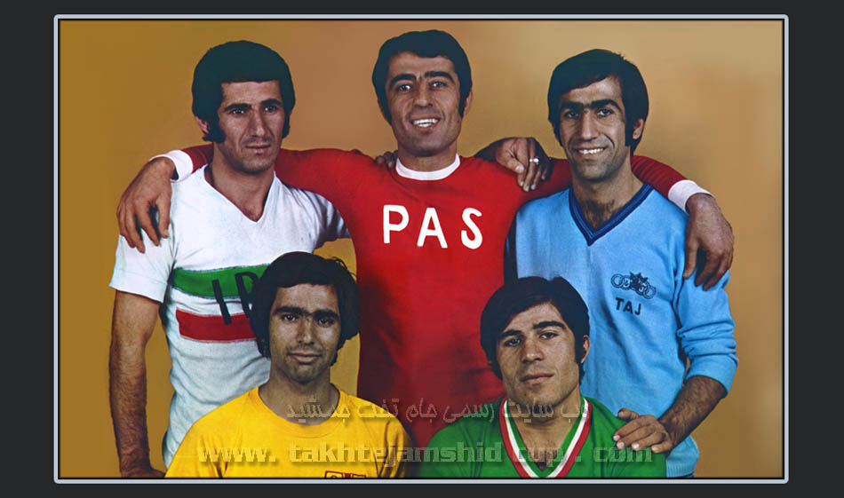 علی جباری در جمع بهترین مهاجمان فوتبال ایران ( 1351 )