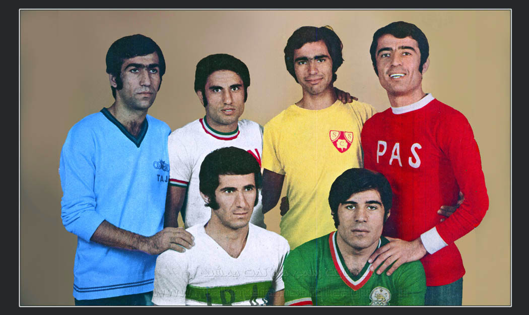 بهترین مهاجمان فوتبال ایران در اوایل دهه پنجاه شمسی